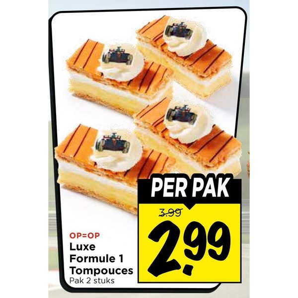 Luxe Formule 1 Tompouces