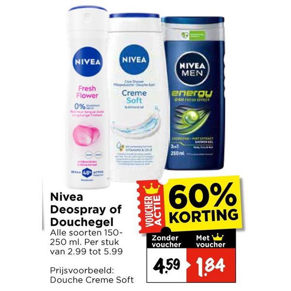 Nivea Deospray of Douchegel