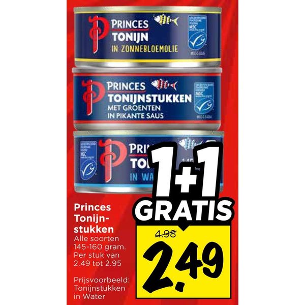 Tonijn / Tonijnstukken