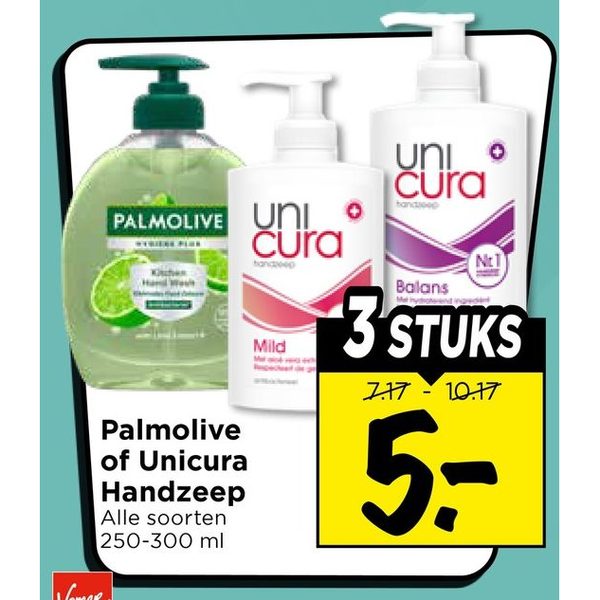 Palmolive of Unicura Handzeep