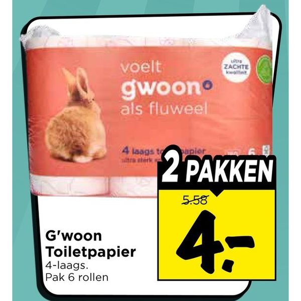 Toiletpapier 4-laags