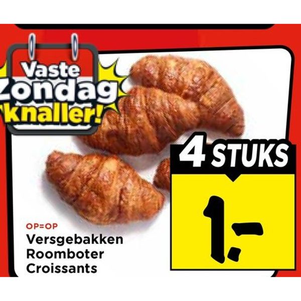 Versgebakken Roomboter Croissants