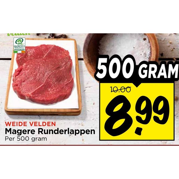 Weide Velden Magere Runderlappen