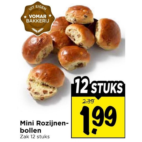 Mini Rozijnenbollen