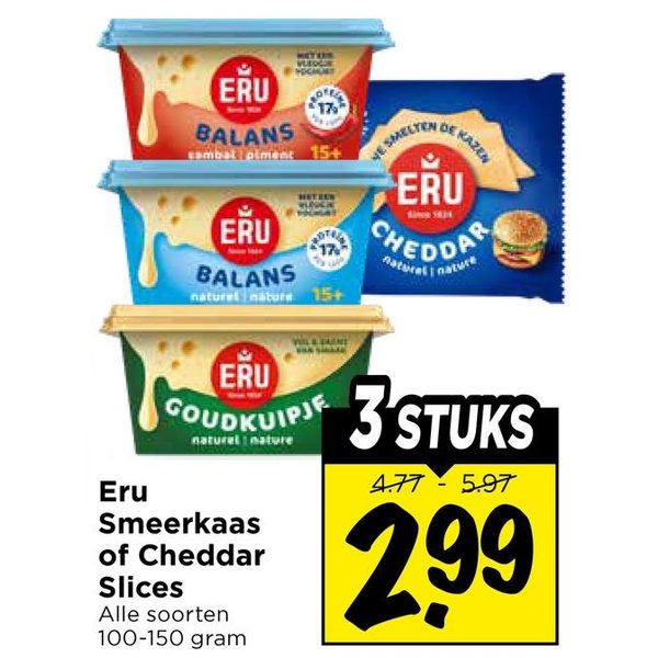 Eru Smeerkaas of Cheddar Slices