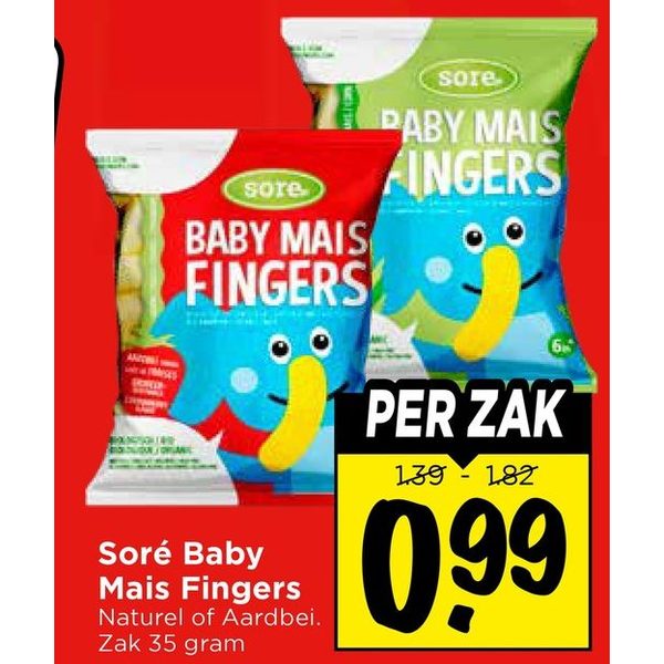 Soré Baby Mais Fingers