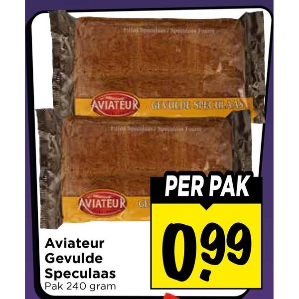 Aviateur Gevulde Speculaas