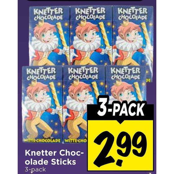 Knetter Chocoolade Sticks