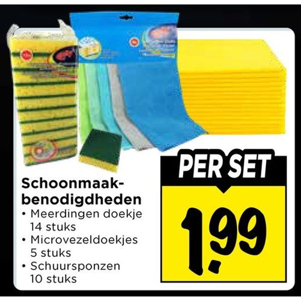 schoonmaken folder aanbieding