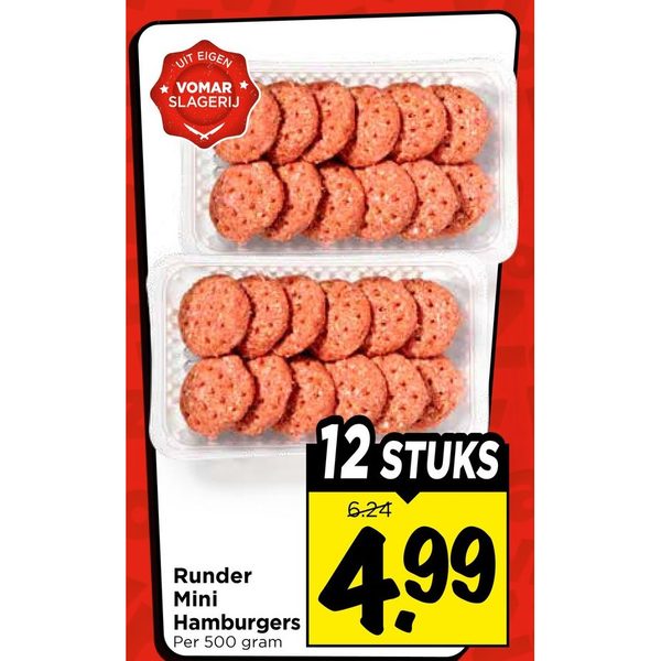 Runder Mini Hamburgers