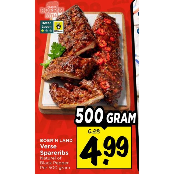 Boer'n Land Verse Spareribs