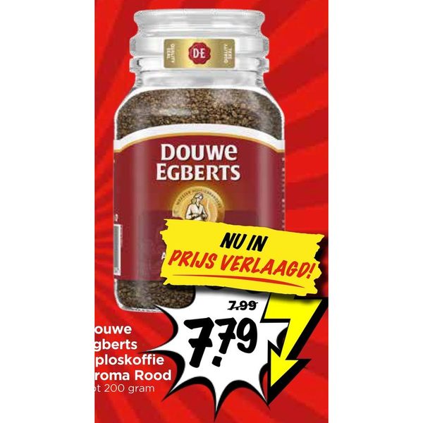 Douwe Egberts Oploskoffie Aroma Rood