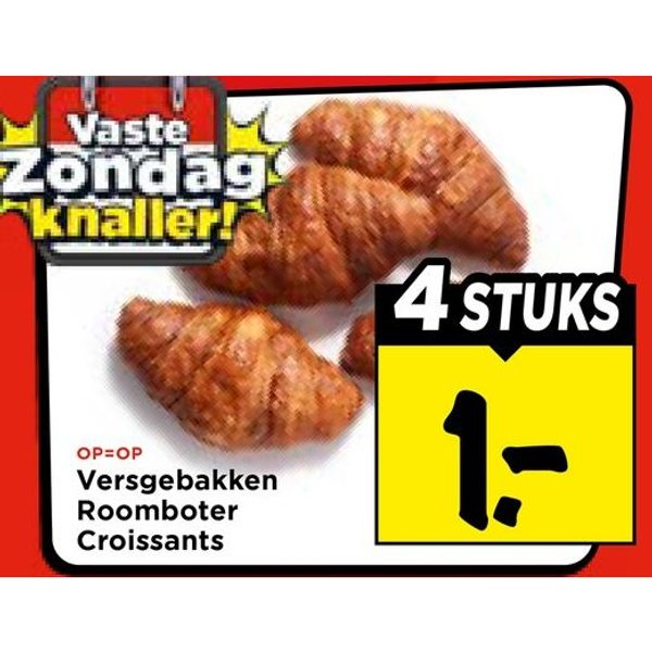 Versgebakken Roomboter Croissants