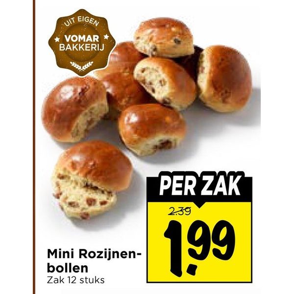 Mini Rozijnenbollen