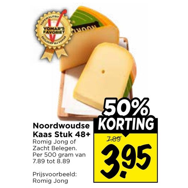Noordwoudse Kaas Stuk 48+