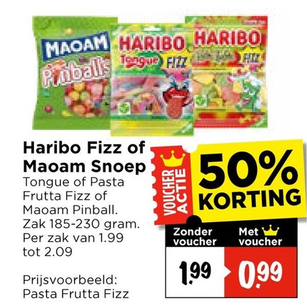 Haribo Fizz of Maoam Snoep
