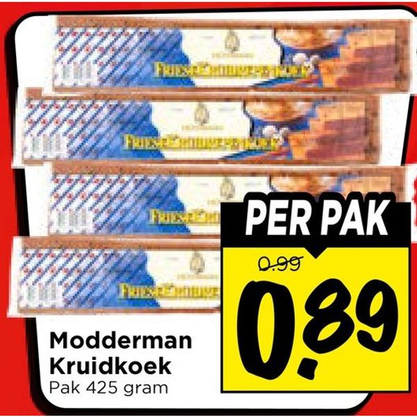 Modderman Kruidkoek