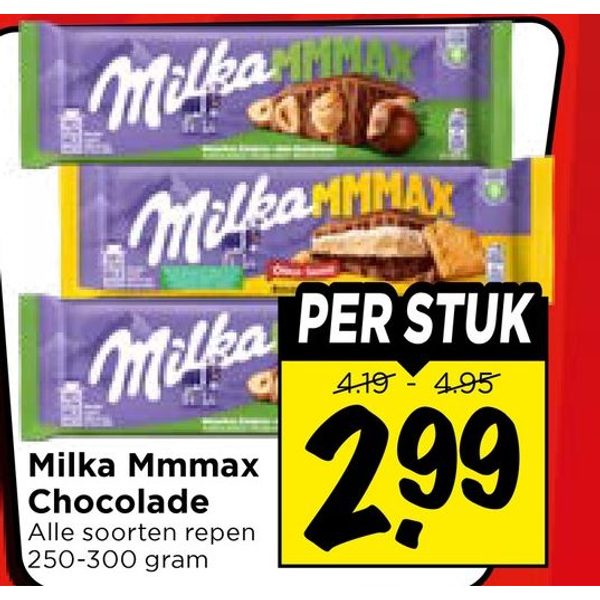 Milka Mmmax Chocolade