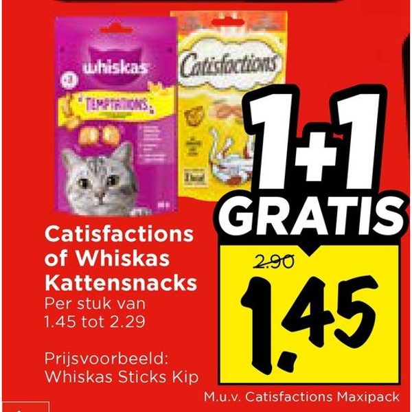 Catisfactions of Whiskas Kattensnacks