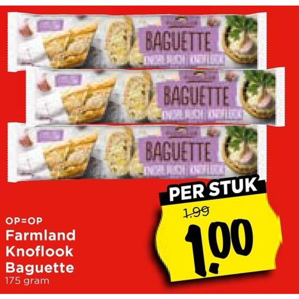 Farmland Knoflook Baguette