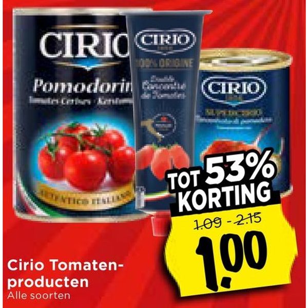 Cirio Tomatenproducten