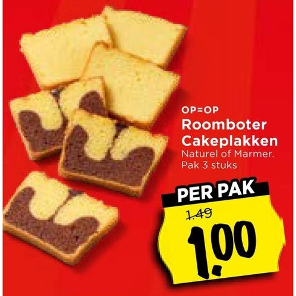 Roomboter Cakeplakken