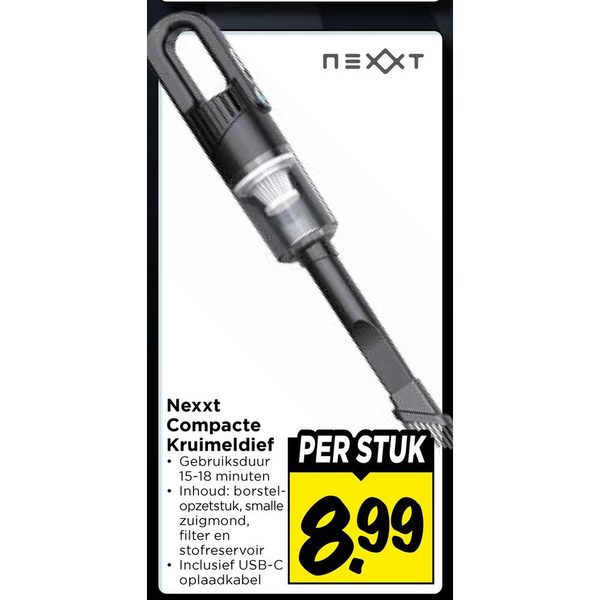 Nexxt Compacte Kruimeldief
