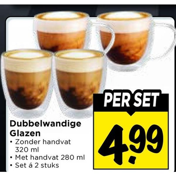 Dubbelwandige Glazen