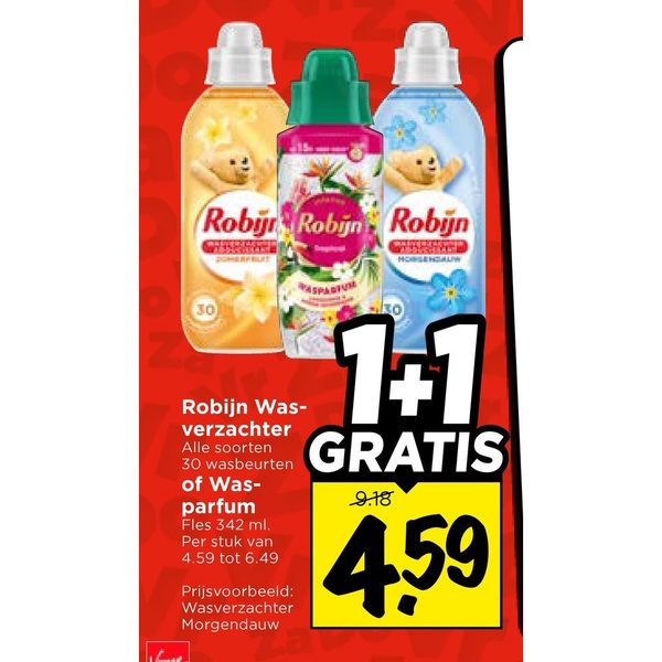 Robijn Wasverzachter of Wasparfum