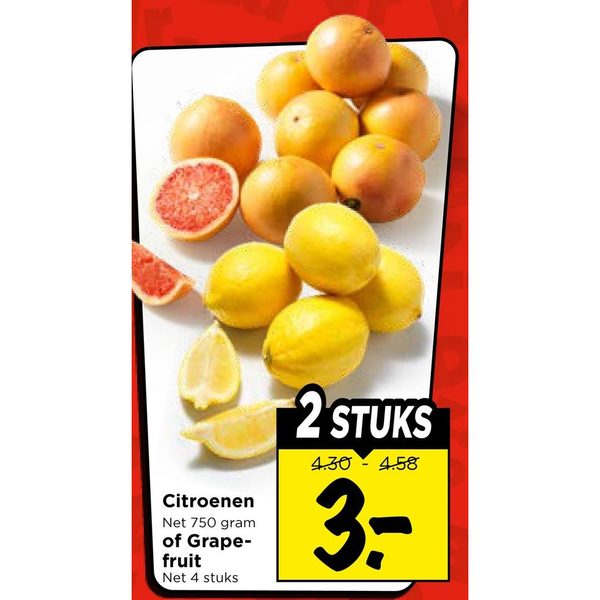 Citroenen of Grapefruit