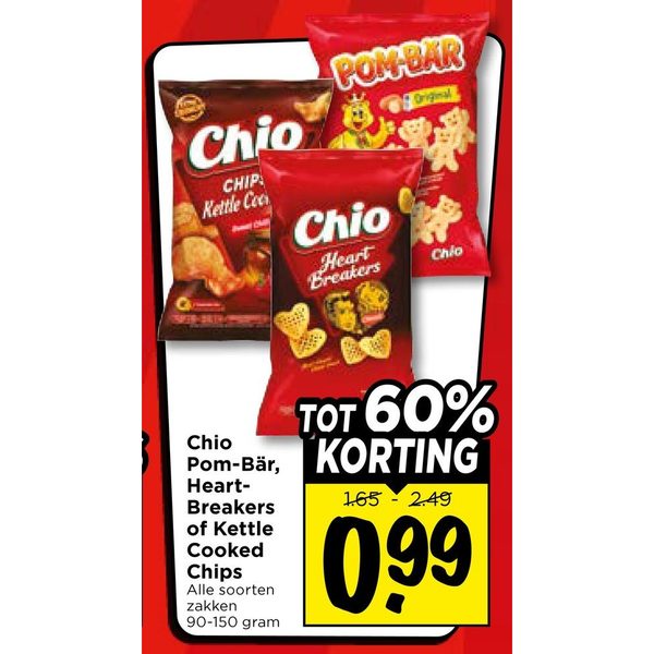 Chio Pom-Bär, Heart-Breakers of Kettle Cooked Chips