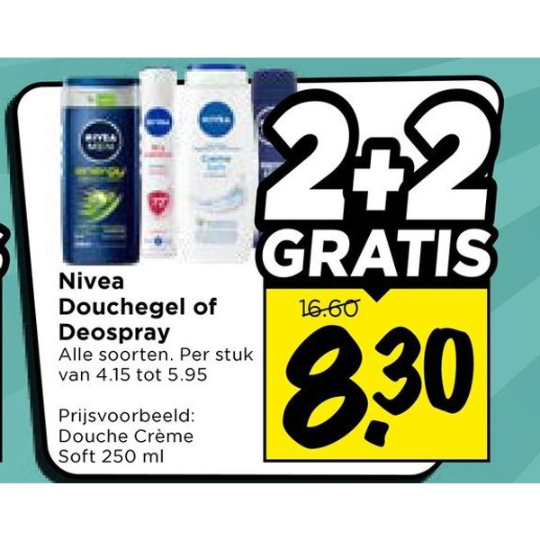 Nivea Douchegel of Deospray