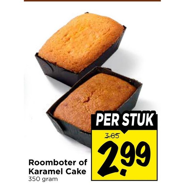 Roomboter of Karamel Cake