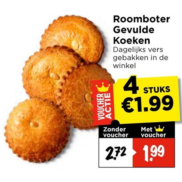 Roomboter Gevulde Koeken