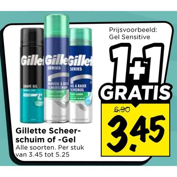 Gillette Scheer-schuim of -Gel