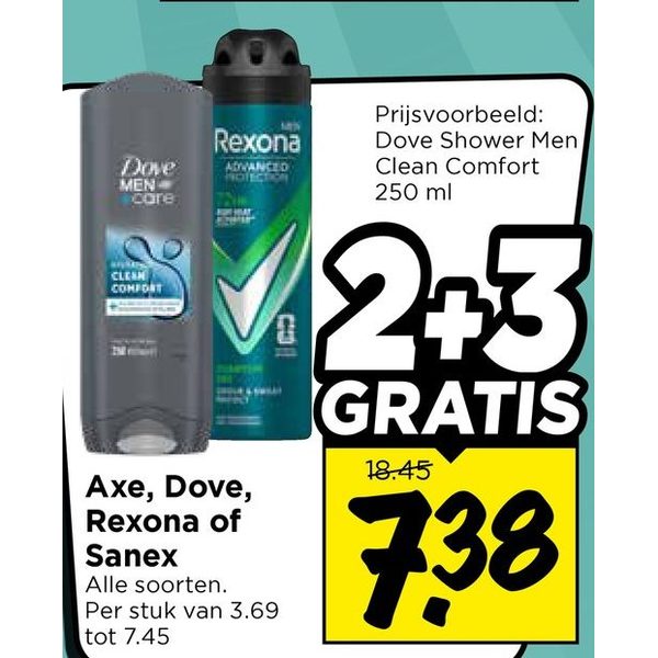 Axe, Dove, Rexona of Sanex