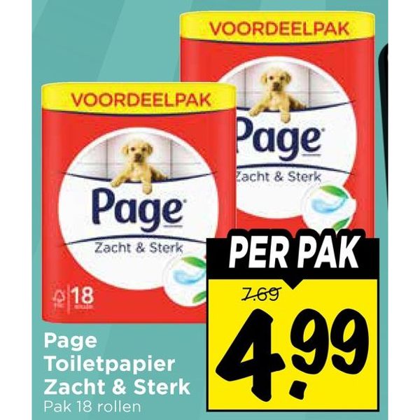 Page Toiletpapier Zacht & Sterk