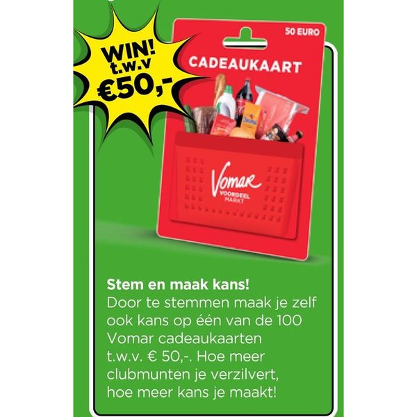 Vomar Cadeaukaart