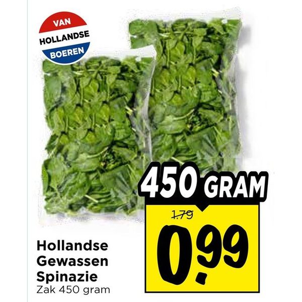 Hollandse Gewassen Spinazie