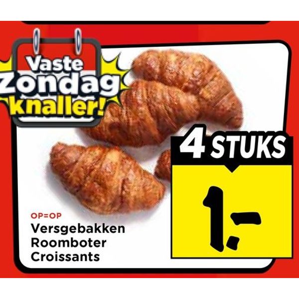 Versgebakken Roomboter Croissants