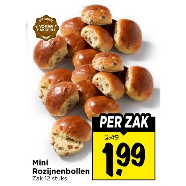 Mini Rozijnenbollen