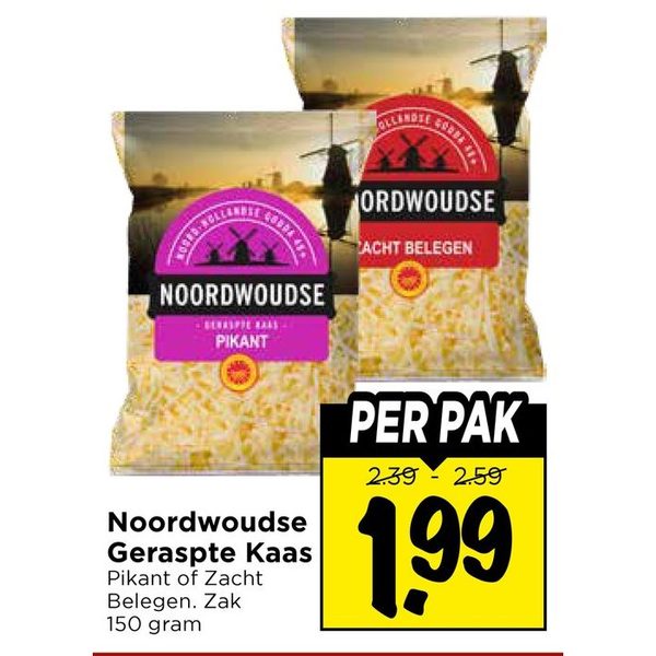 Noordwoudse Geraspte Kaas