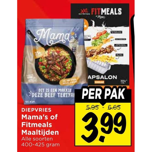 Mama's of Fitmeals Maaltijden