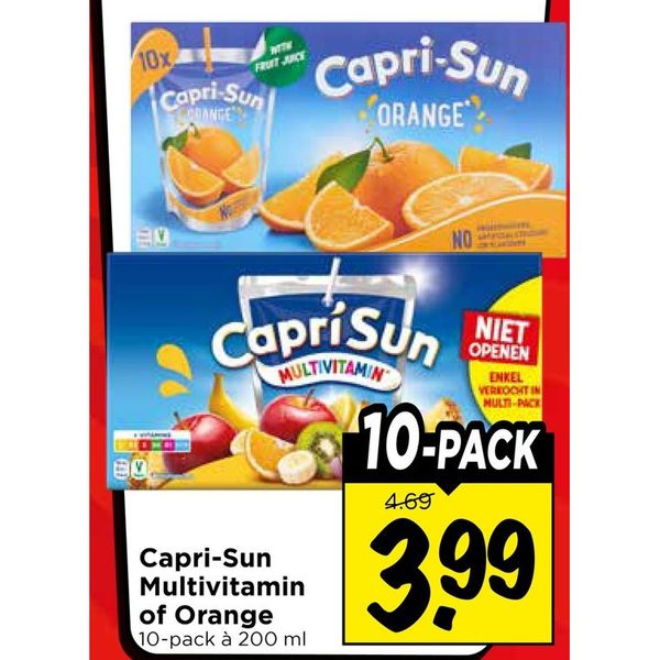 Capri-Sun Multivitamin of Orange