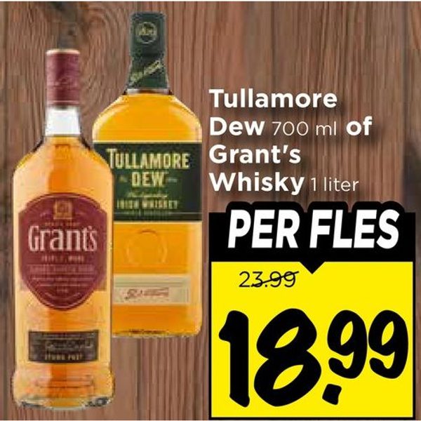 Tullamore Dew of Grant's Whisky