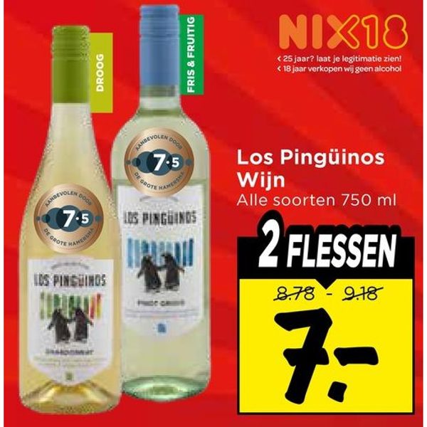 Los Pingüinos Wijn