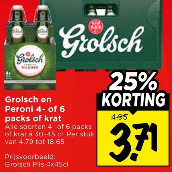 bier folder aanbieding