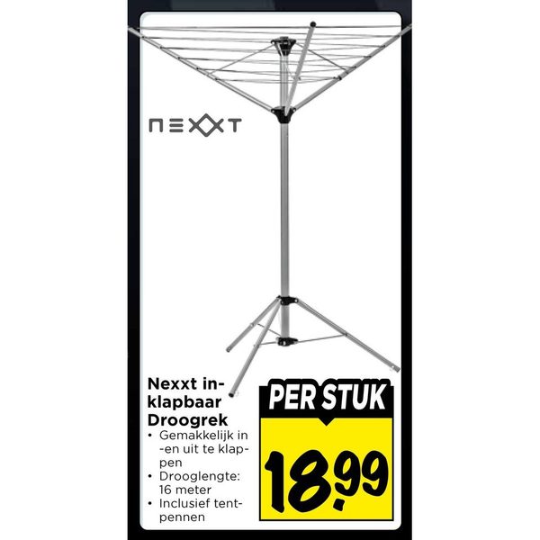 Nexxt inklapbaar Droogrek