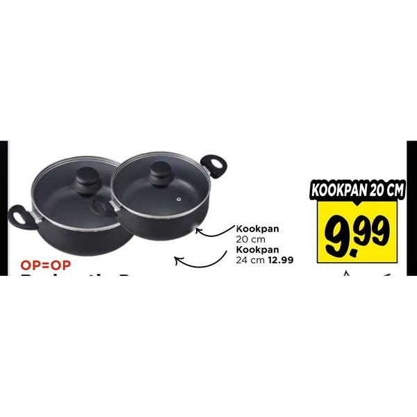 Kookpan met deksel