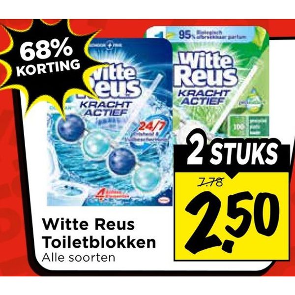 Witte Reus Toiletblokken